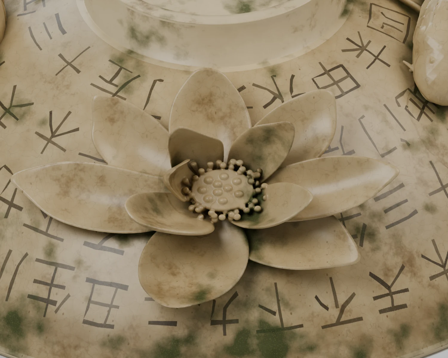 荷花 / 花瓣弧线